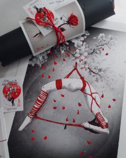#1x1erotica #shibarilove #shibariart #bondageart #kinbakuart #knots #rope #suspension #japaneart #eroticart