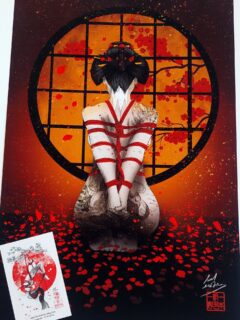 #shibari #shibariprint #shibariart #bdsm #japanese #geisha #1x1erotica